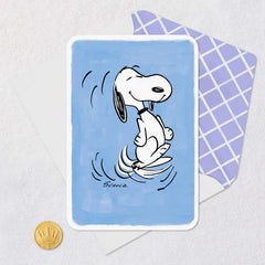 Peanuts® Snoopy Happy Dance Blank Card