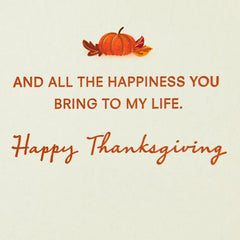 Peanuts® Snoopy Thankful for You Thanksgiving Card
