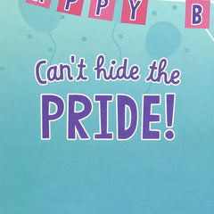 Peanuts® Snoopy Can't Hide the Pride Pop-Up Birthday Card for Niece