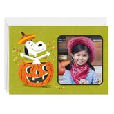 Peanuts® Snoopy Pumpkin Custom Halloween Card