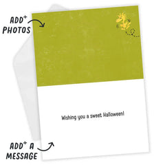 Peanuts® Snoopy Pumpkin Custom Halloween Card
