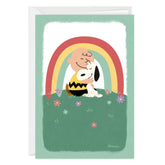 Peanuts® Snoopy Rainbow Custom Card