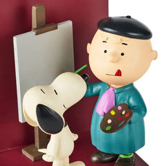 Peanuts® Covers Limited Edition Snoopy and Charlie Brown Figurine, 7.15"