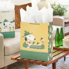 Peanuts® Beagle Scouts Snoopy and Troops 2-Pack Large and XL Gift Bags