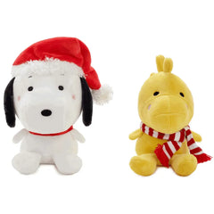 Better Together Peanuts® Holiday Snoopy and Woodstock Magnetic Plush, Set of 2