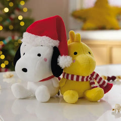 Better Together Peanuts® Holiday Snoopy and Woodstock Magnetic Plush, Set of 2