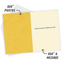 Thanks for Being Great Custom Thank You Card