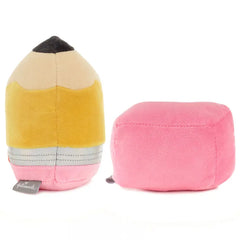 Better Together Pencil and Eraser Magnetic Plush Pair, 6"