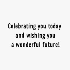 Celebrating You Today Pennants 2026 Graduation Cards, Pack of 10