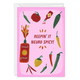 Spicy Not Bland Custom Card
