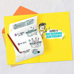 Bucket List Funny Birthday Card