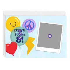 Personalized Balloons Celebration Photo Card