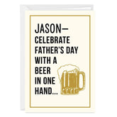 Personalized Beer Mug Card