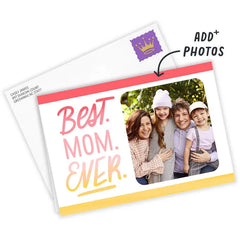 Personalized Best Person Ever Photo Card