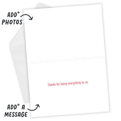 Personalized Best Person Ever Photo Card