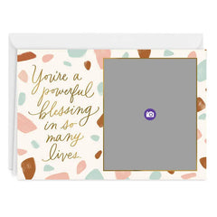 Personalized You’re a Blessing Photo Card