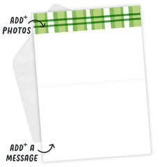 Personalized Shamrocks St. Patrick’s Day Photo Card