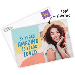 Personalized Celebrating You Birthday Photo Card