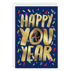 Personalized Happy You Year Photo Card