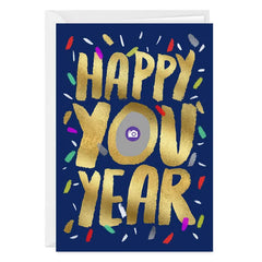 Personalized Happy You Year Photo Card
