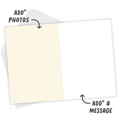 Personalized Cross Frame Religious Photo Card