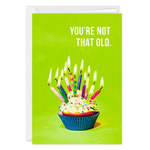 Bigger Cupcake Funny Custom Birthday Card