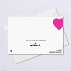Personalized Exclamation Hearts Love Photo Card