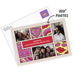 Personalized Fun Designs Photo Collage Love Photo Card