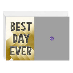Personalized Best Day Ever Photo Card