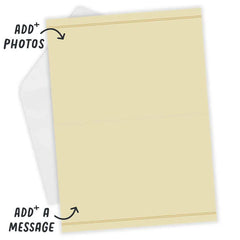Personalized Confetti Number Celebration Photo Card