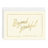Personalized Beyond Grateful Thank-You Card