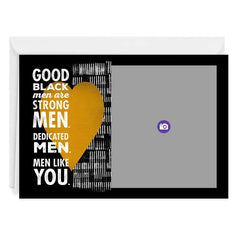 Personalized Good Black Men Like You Photo Card