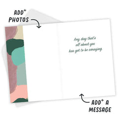 All About Amazing You Custom Birthday Card