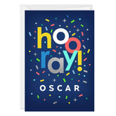 Personalized Hooray Celebration Card