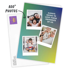 Personalized Photo Collage Blank Photo Card