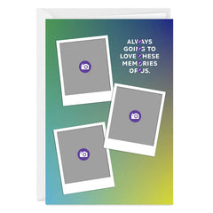 Personalized Photo Collage Blank Photo Card