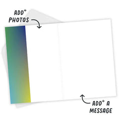 Personalized Photo Collage Blank Photo Card