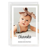 Personalized Snapshot Frame Thank-You Photo Card