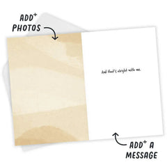 Personalized Snapshots on Abstract Photo Card
