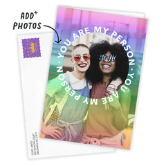 Personalized You Are My Person Photo Card