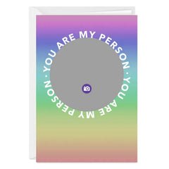 Personalized You Are My Person Photo Card
