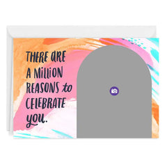 Personalized Million Reasons Birthday Photo Card