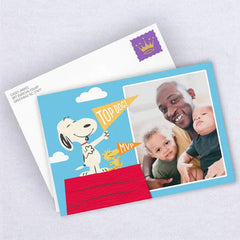 Personalized Peanuts® Snoopy Top Dog Photo Card