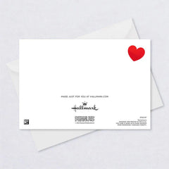 Personalized Peanuts® Snoopy and Hearts Love Photo Card