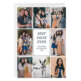 Personalized Photo Collage Border Photo Card