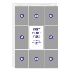 Personalized Photo Collage Border Photo Card