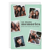 Personalized Photo Collage Mint Green Photo Card