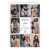 Personalized Photo Collage Moms Are Love Photo Card