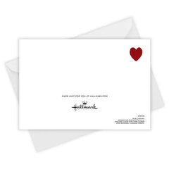 Personalized Red and Pink Hearts Love Card