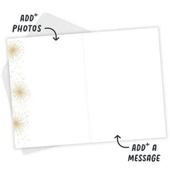 Personalized Retro-Style Merry Christmas Photo Card